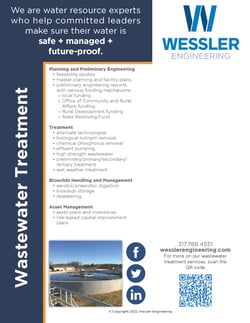 Wastewater Treatment One Pager